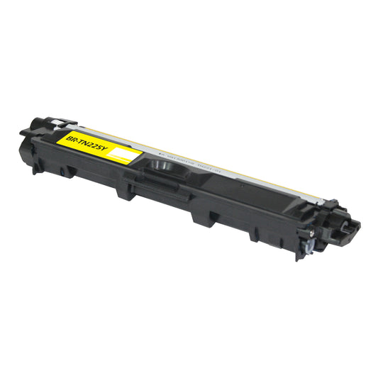 TN225 (TN225Y) Yellow Toner Cartridge for DCP-9015 9020, HL-3140 3150 3170 3180, MFC-9130 9330 9340, Replaces TN221Y, 2,200 High Page Yield