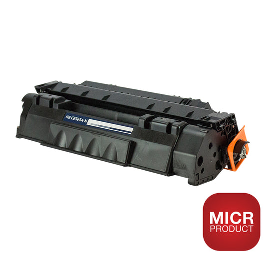 Compatible HP 05A (CE505A) MICR Toner Cartridge, Black 2.3K Yield