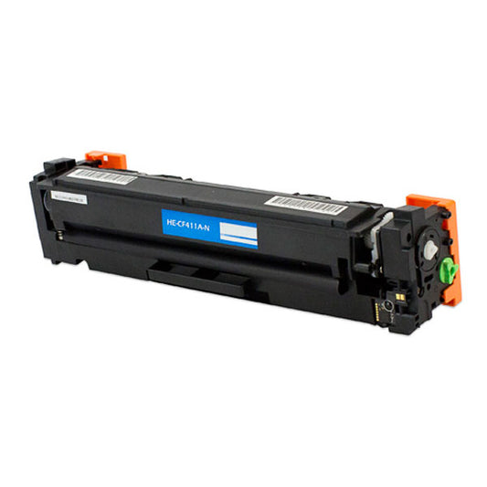 Compatible HP 410A (CF411A) Toner Cartridge, Cyan 2.3K Yield