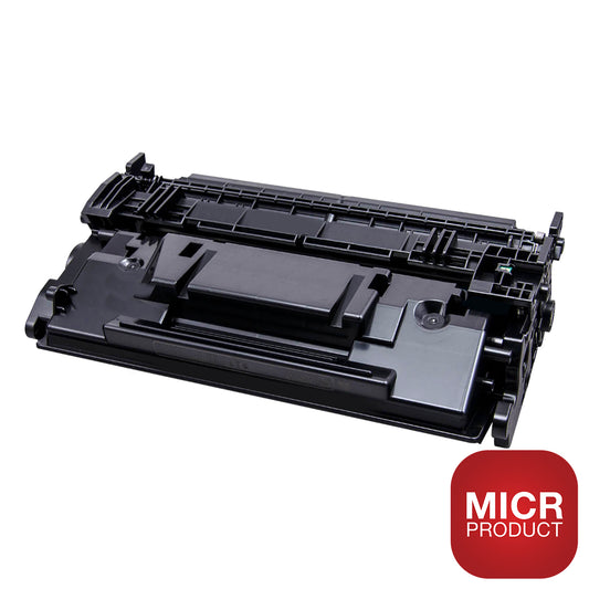 Compatible HP 87A (CF287A) MICR Toner Cartridge, Black 9K Yield