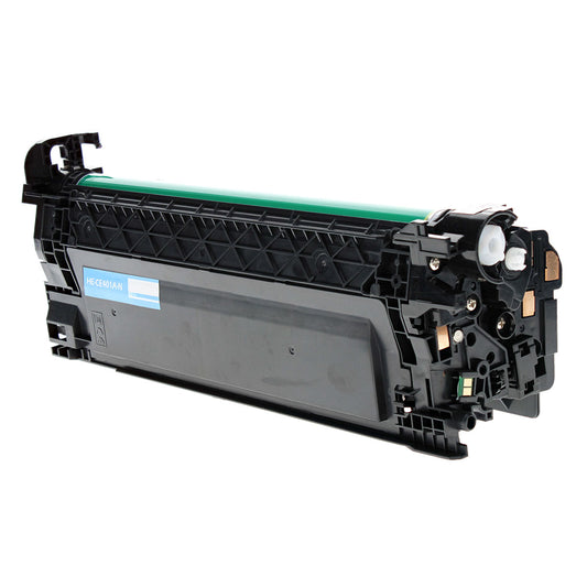 Compatible HP 507A (CE401A) Toner Cartridge, Cyan 7K Yield