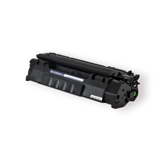 Compatible HP 53A (Q7553A) Toner Cartridge, Black 3K Yield