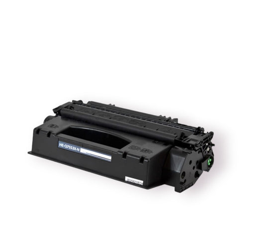 Compatible HP 53X (Q7553X) Toner Cartridge, Black 7K High Yield